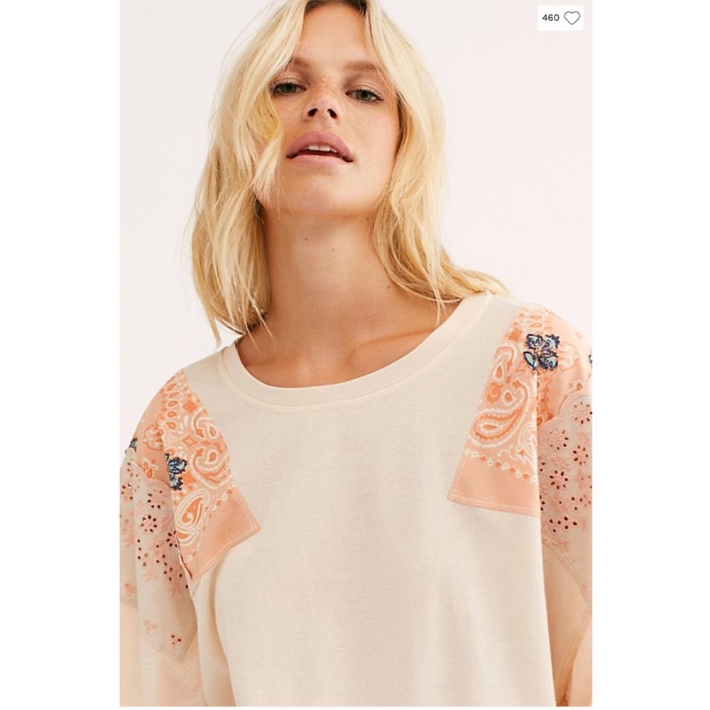 ✨NWT✨ We The Free Feelin It Tee Peach - Picture 3 of 8